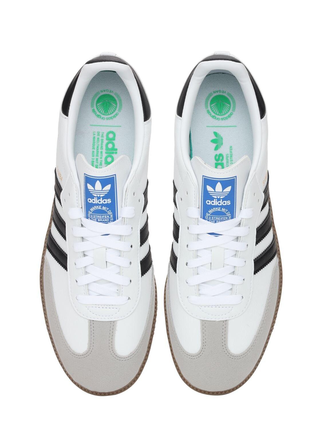 adidas Originals Synthetic Samba Vegan Sneakers in White for Men | Lyst