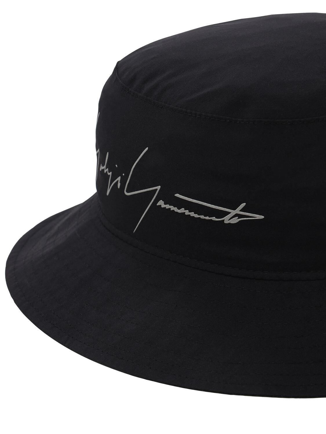 Yohji Yamamoto Gore-tex® Logo Bucket Hat in Black for Men | Lyst
