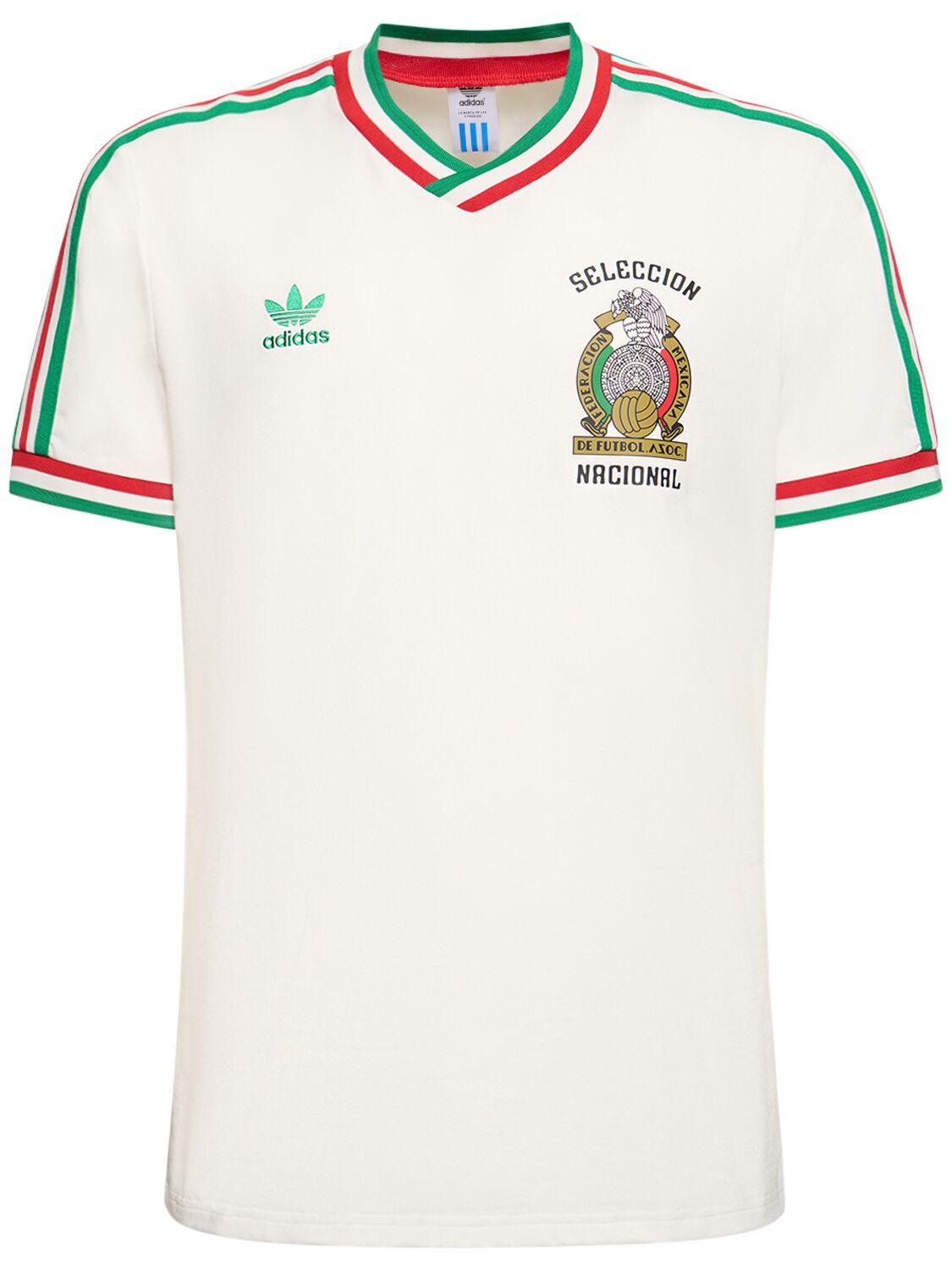 Adidas originals top mexico white