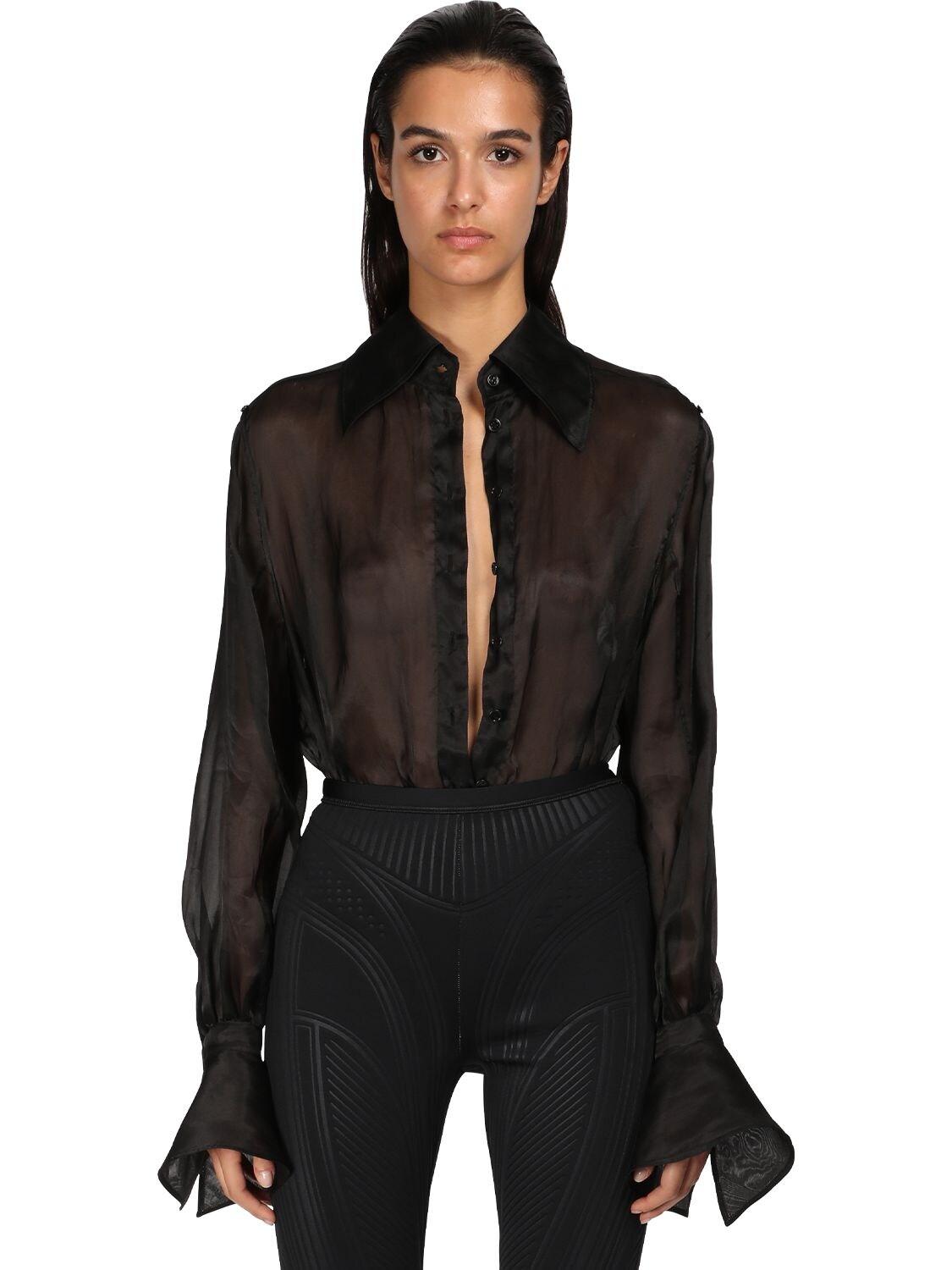 Sheer Organza Shirt Body
