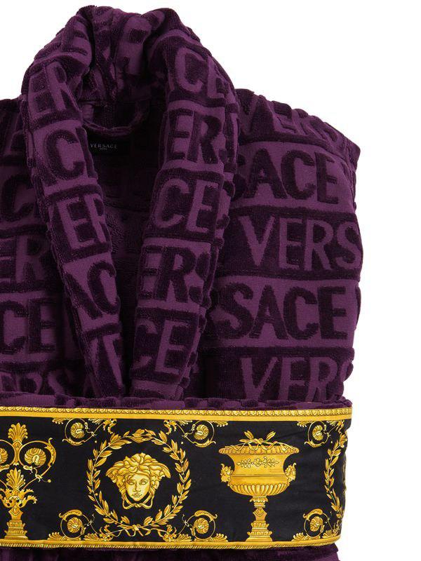 Versace Barocco & Robe Bathrobe in Purple/Gold (Purple) for Men - Lyst