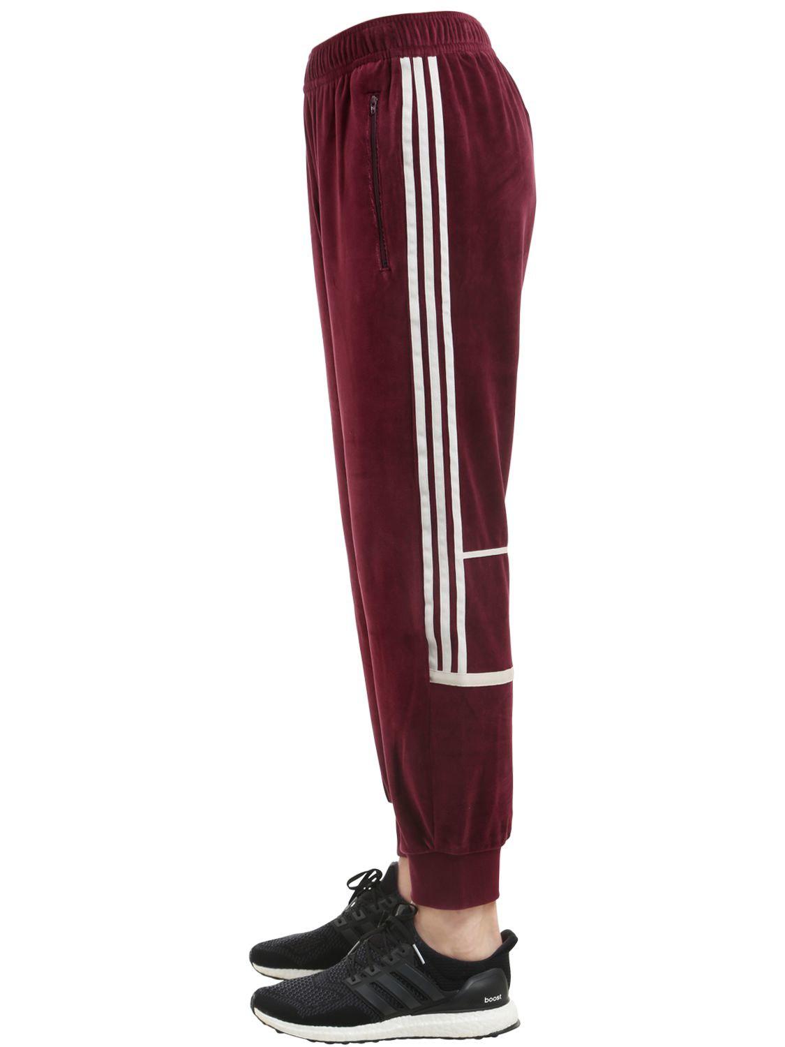 adidas challenger velour tracksuit