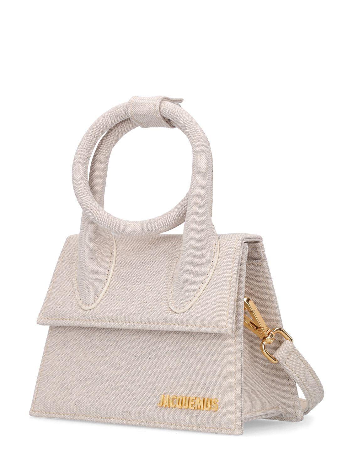 Chiquito handbag Jacquemus Grey in Cotton - 29448517