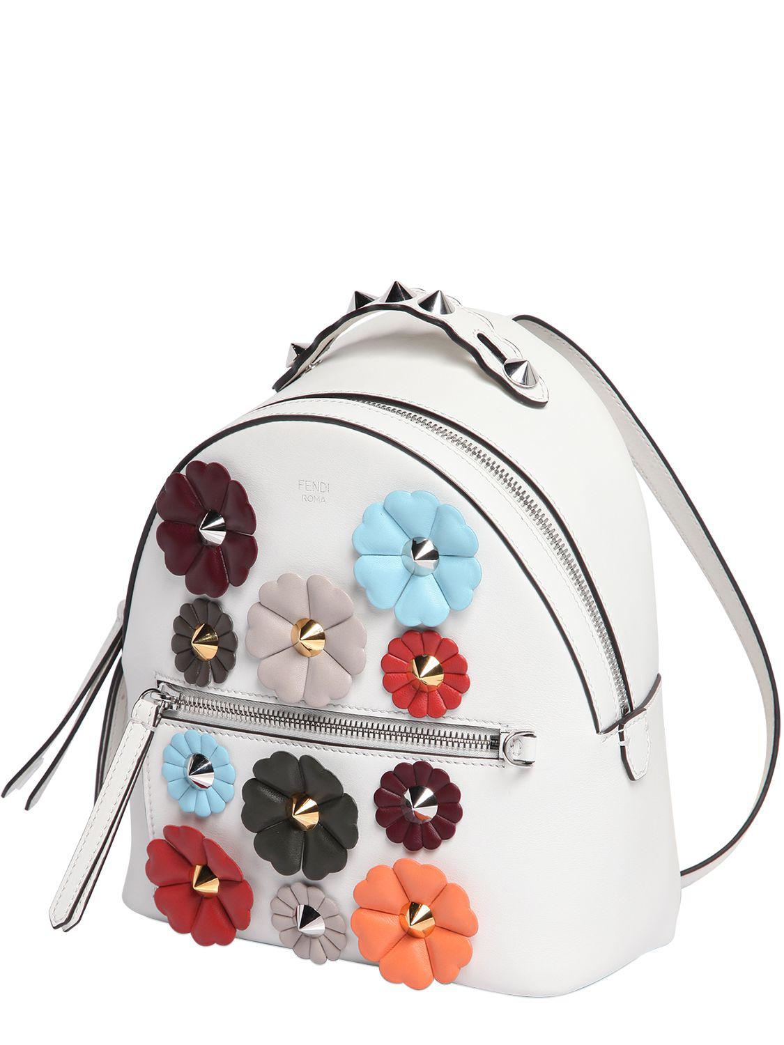 fendi flower backpack