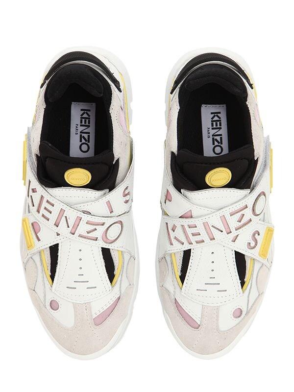 KENZO Sonic Velcro Sneakers | Lyst