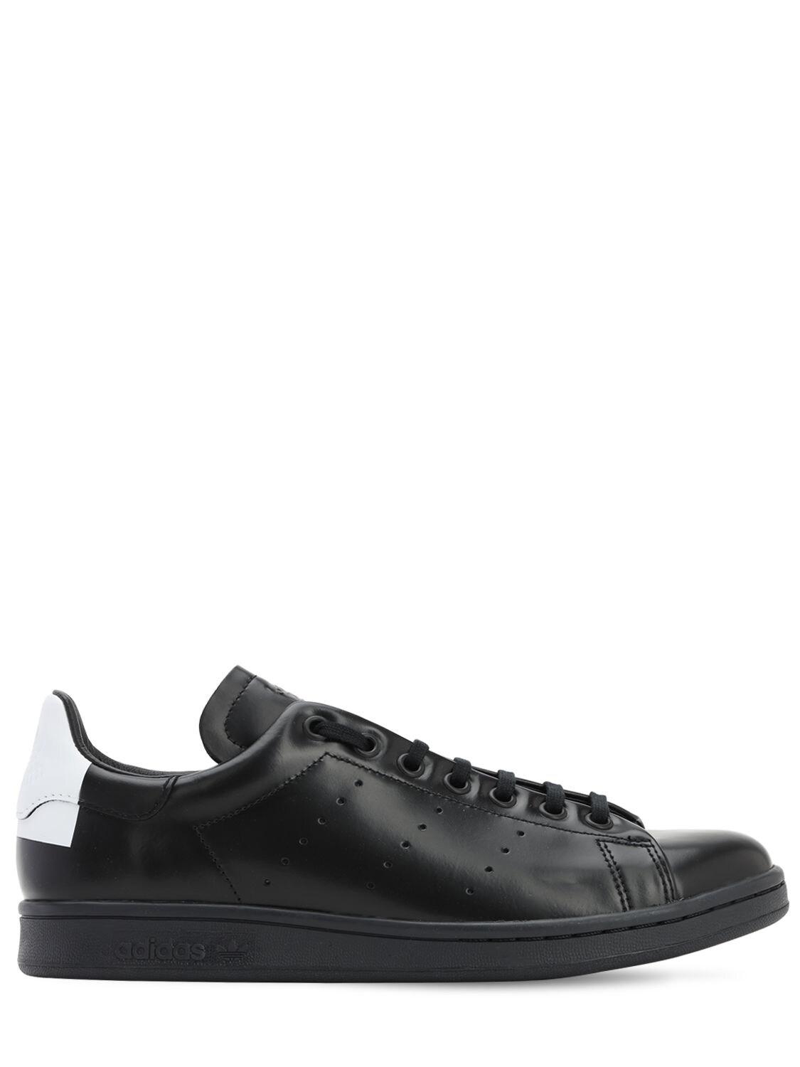 adidas Originals Stan Smith Recon Leather Sneakers in Black Save 11 Lyst adidas Originals Stan Smith Recon Leather Sneakers in Black Save 11 Lyst