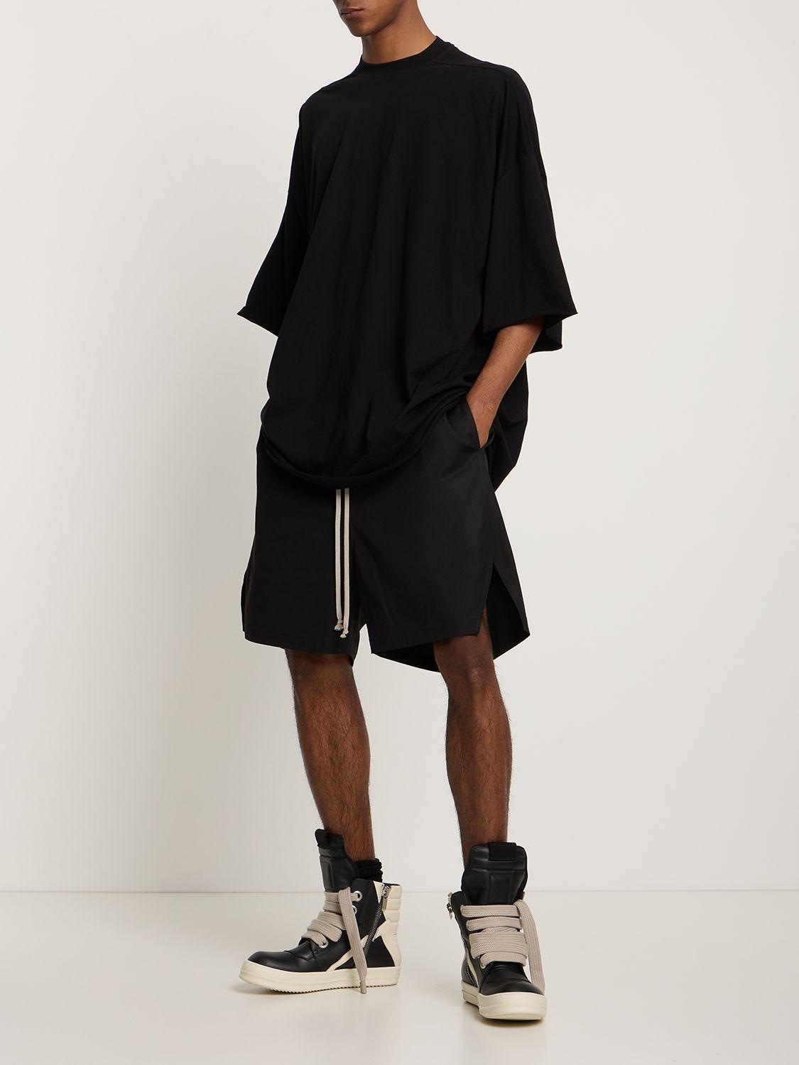 Rick Owens Tommy Cotton Jersey T-shirt in Black for Men | Lyst