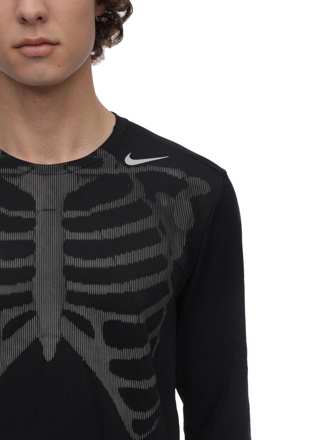 Nike Nrg Skeleton Long Sleeve Top in Black for Men | Lyst