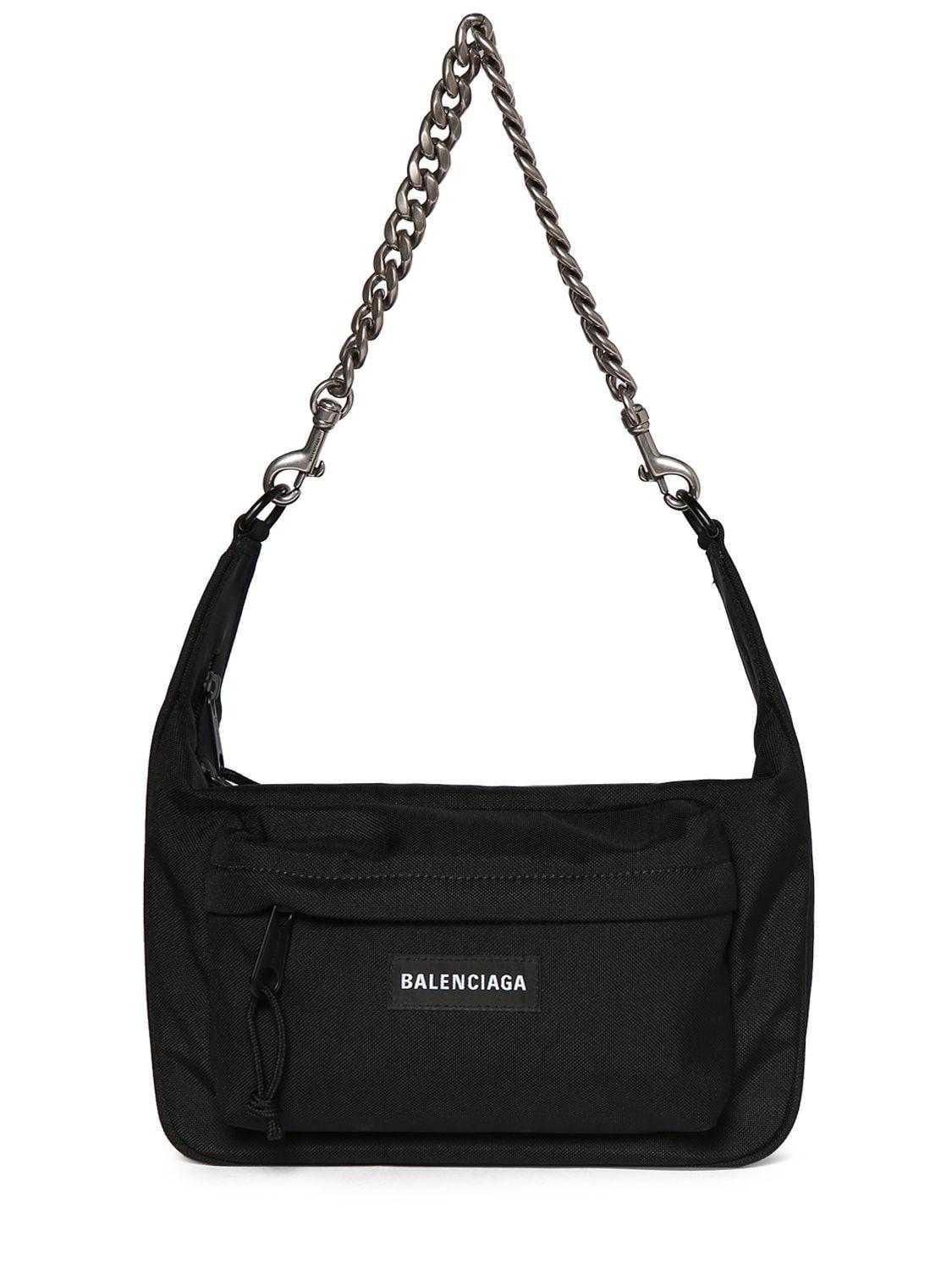 Balenciaga Medium Raver Nylon Bag in Black | Lyst