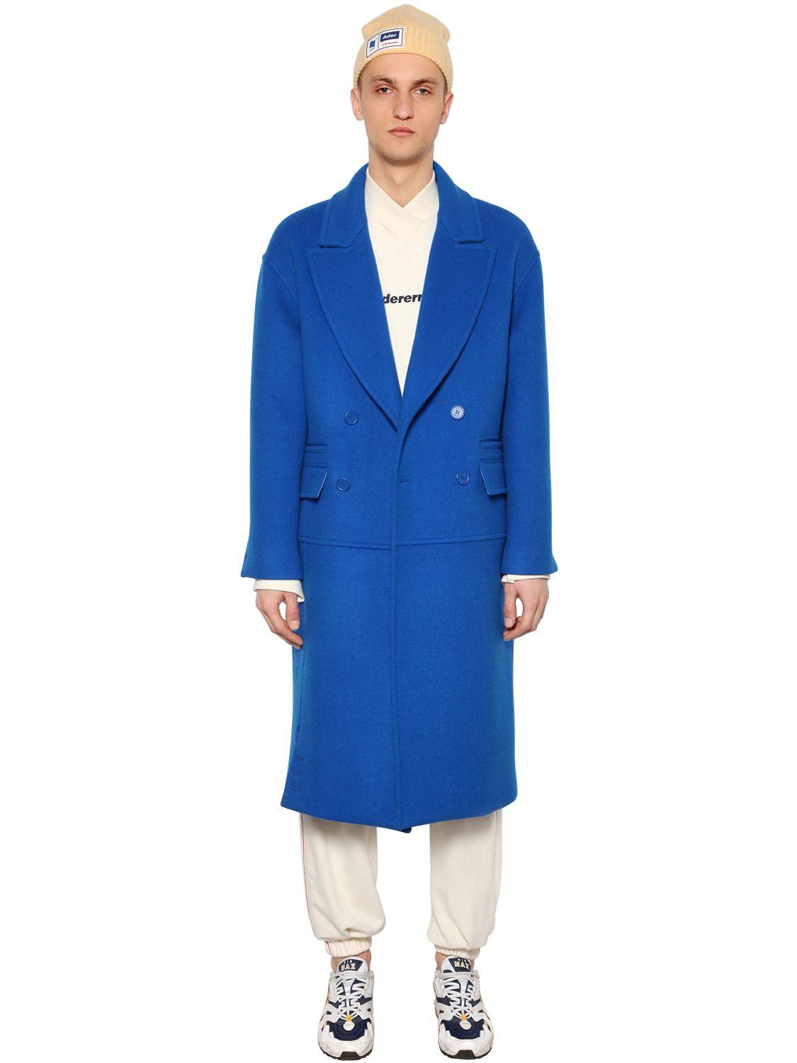 oversized blue coat