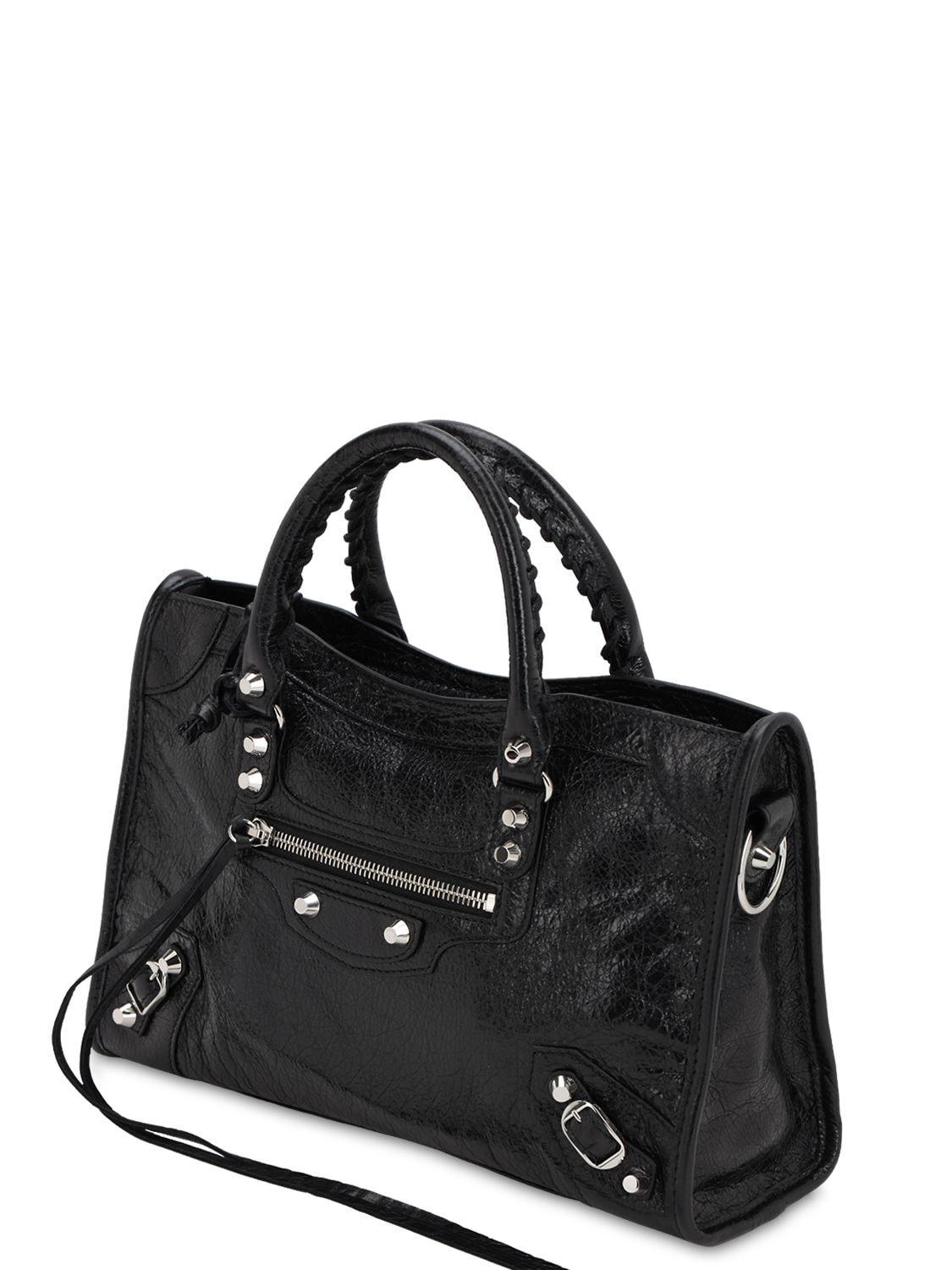 Balenciaga Sm Classic City Leather Bag in Black - Save 13% - Lyst