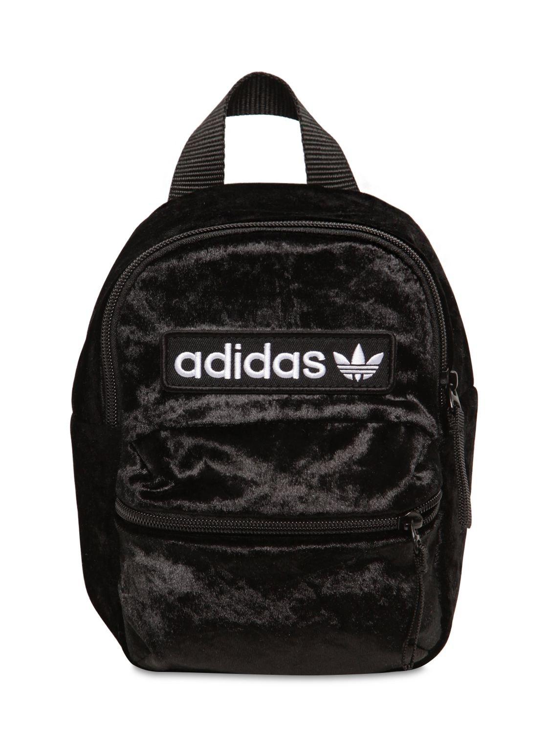 black velvet mini backpack
