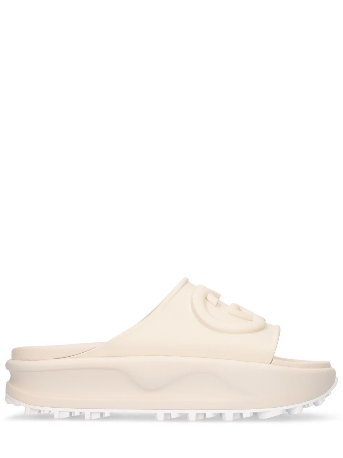 women's rubber wedge sandals