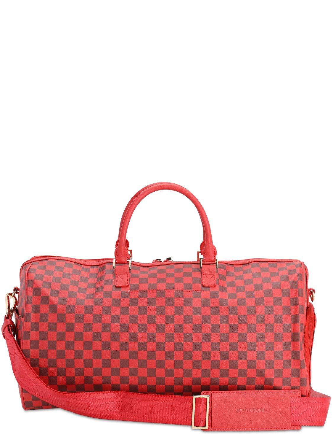 Sprayground Nfl Todd Gurley Duffle Bag in Red for Men | Lyst