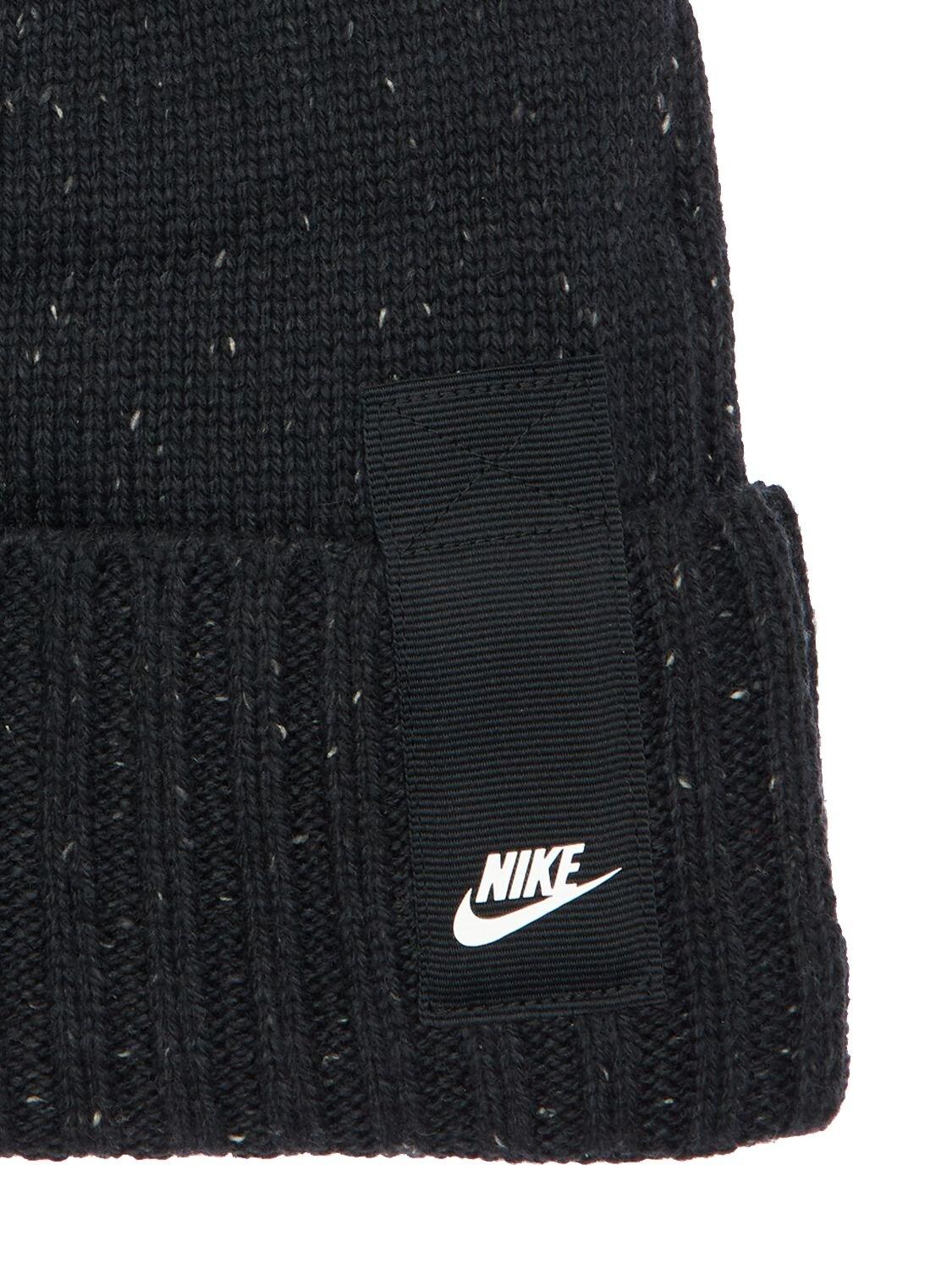 Nike Synthetic Nsw Cuffed Knit Beanie Hat in Black for Men - Lyst