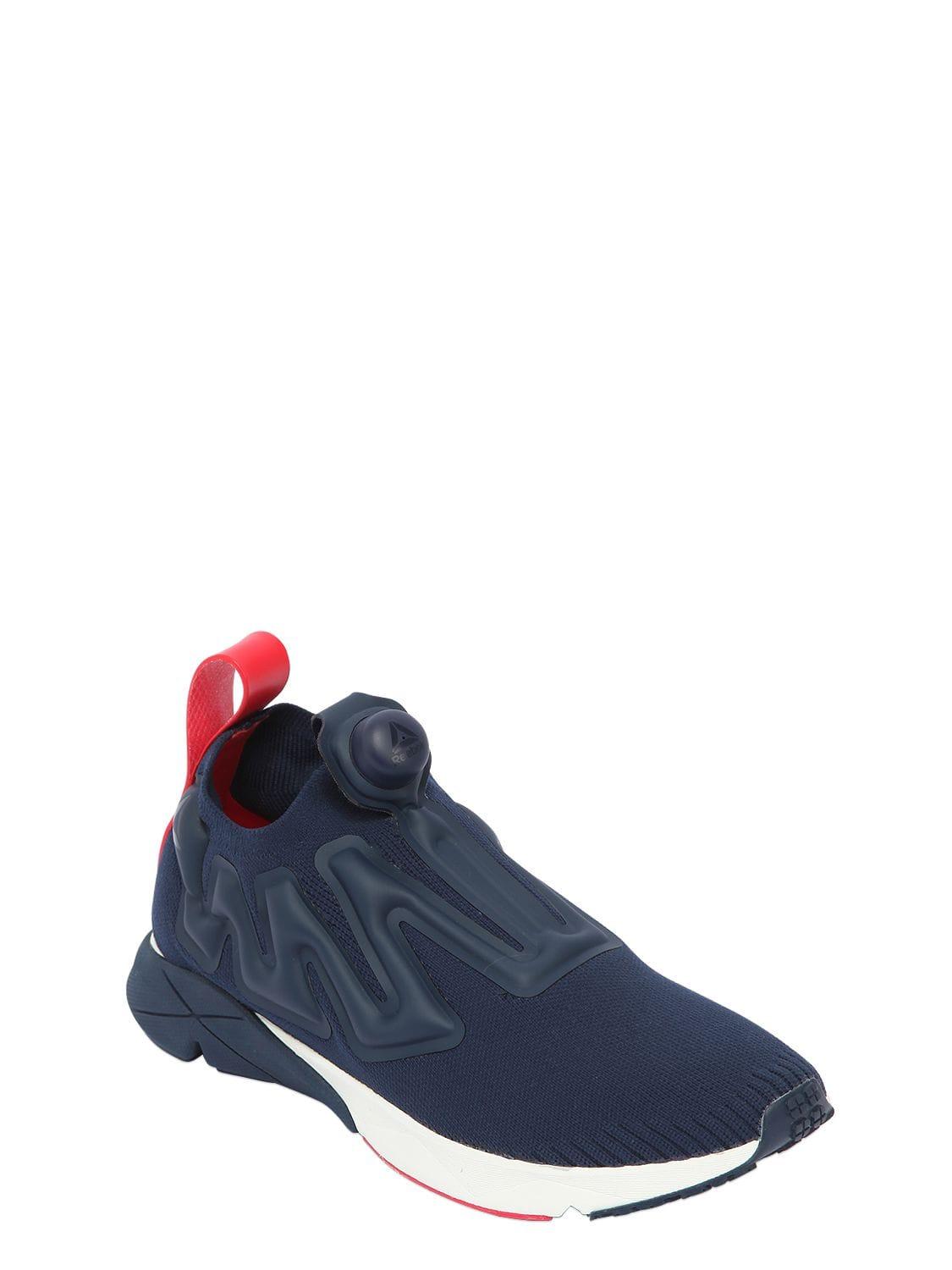 Reebok Pump Supreme Mesh Sneakers in Navy (Blue) for Men | Lyst