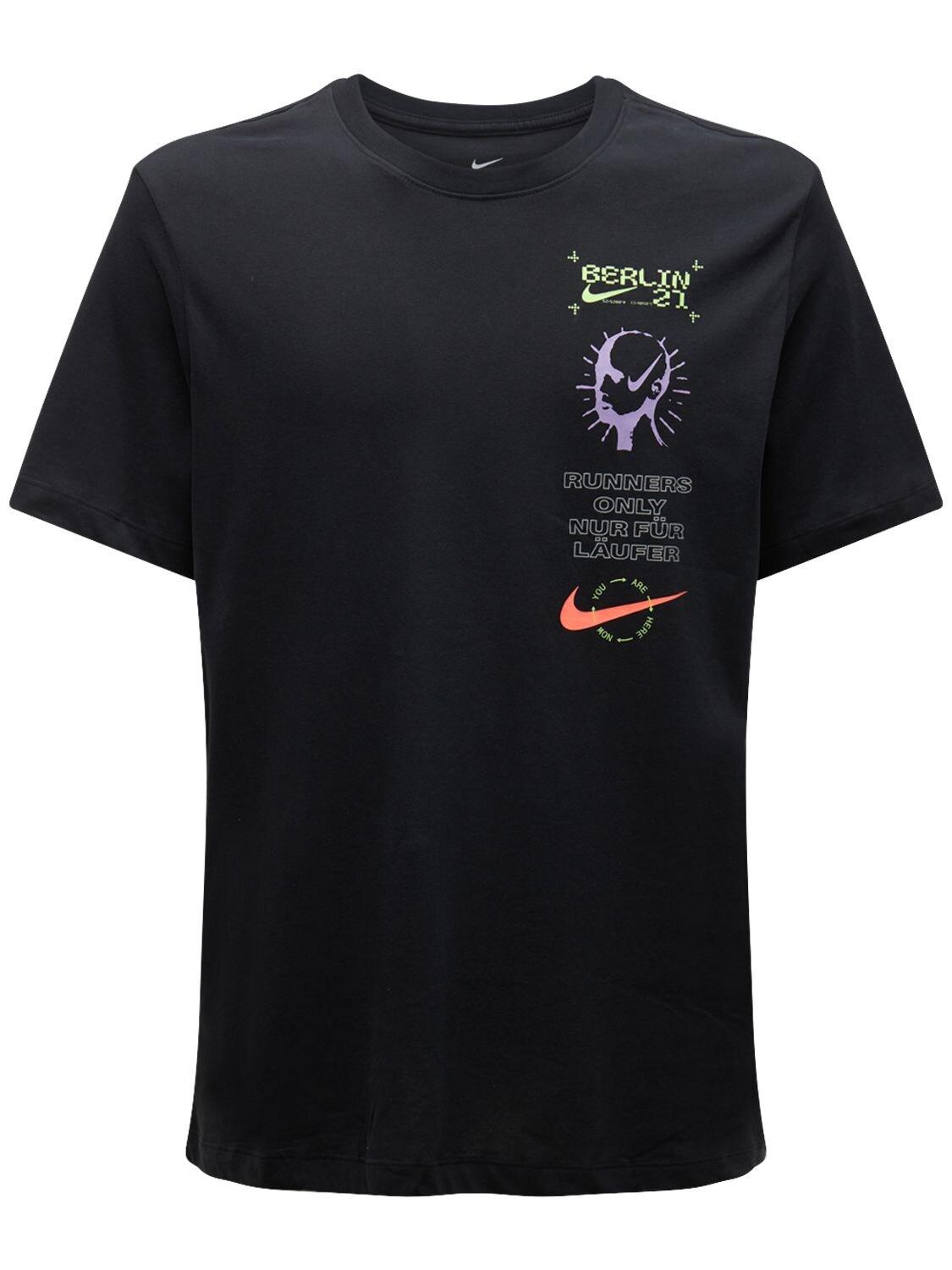 Nike Dri-fit Berlin T-shirt in Black for Men | Lyst