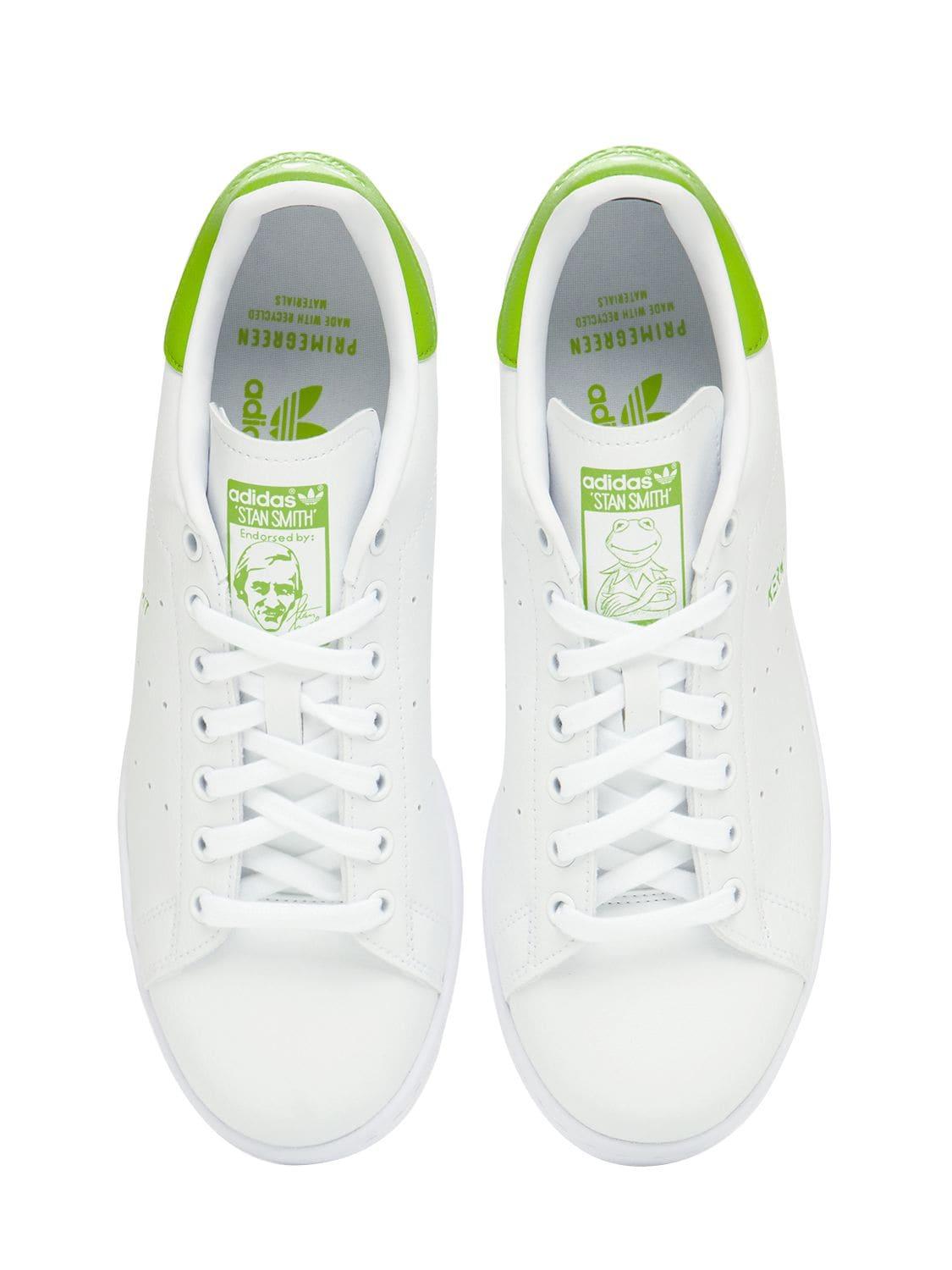 adidas Originals Synthetic Primegreen Kermit Stan Smith Sneakers in White -  Lyst