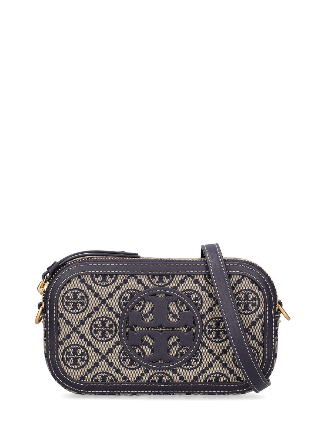 Tory Burch レディース グレー Mini T Monogram バッグ