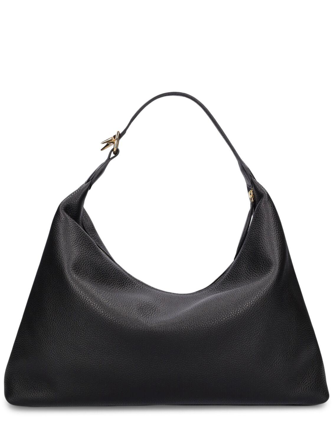 Little Liffner Schultertasche Aus Leder kissen in Schwarz Lyst DE