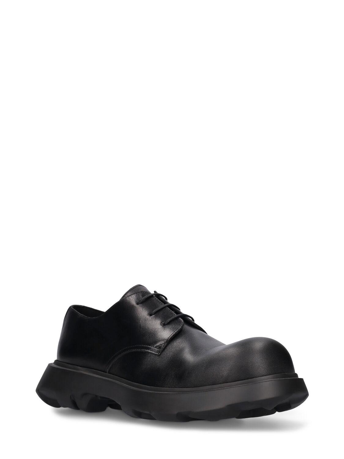 Acne Studios メンズ グレー Berby Stars レザーダービー Acne Studios メンズ グレー Berby Stars レザーダービー