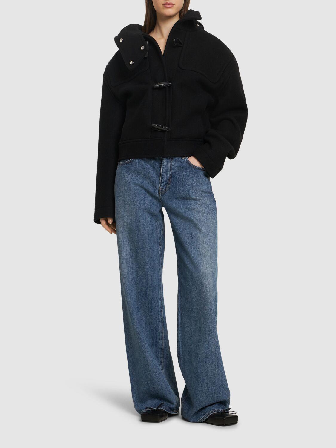 JACQUEMUS【関税送料込】Le Duffle Cabana ショートコート Jacquemus Le Duffle Cabana Short Coat W/Hood in Black | Lyst