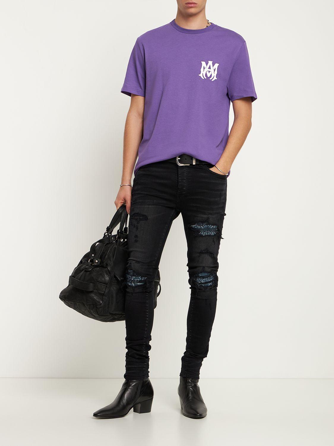 AMIRI MA Logo T-Shirt Purple