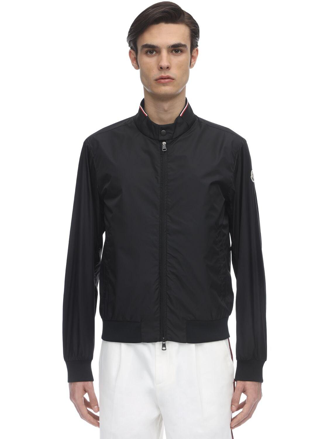 Moncler Synthetic Reppe Nylon Jacket in Black for Men | Lyst
