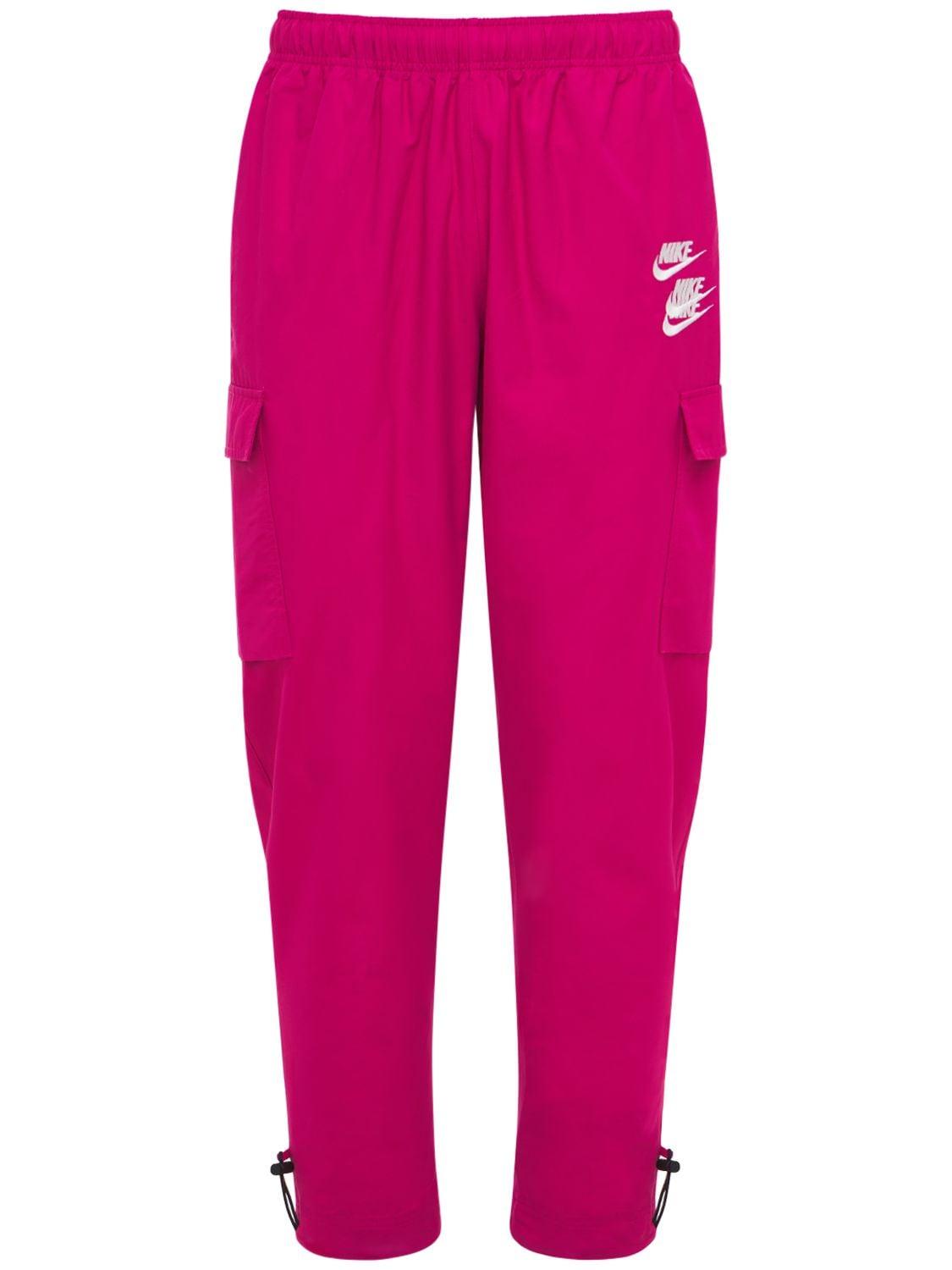 Nike World Tour Woven Cargo Pants in Fuchsia (Pink) for Men | Lyst ...