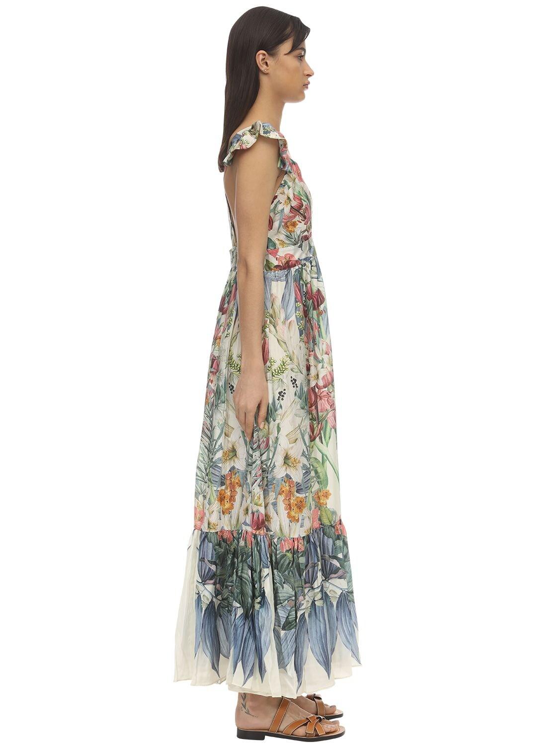 Carolina K Penelope Floral Maxi Dress Lyst