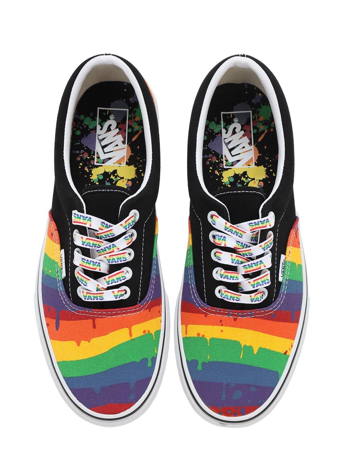 VANS Rainbow Drip Old Skool Shoes ((rainbow Drip) Black/multi/true ...