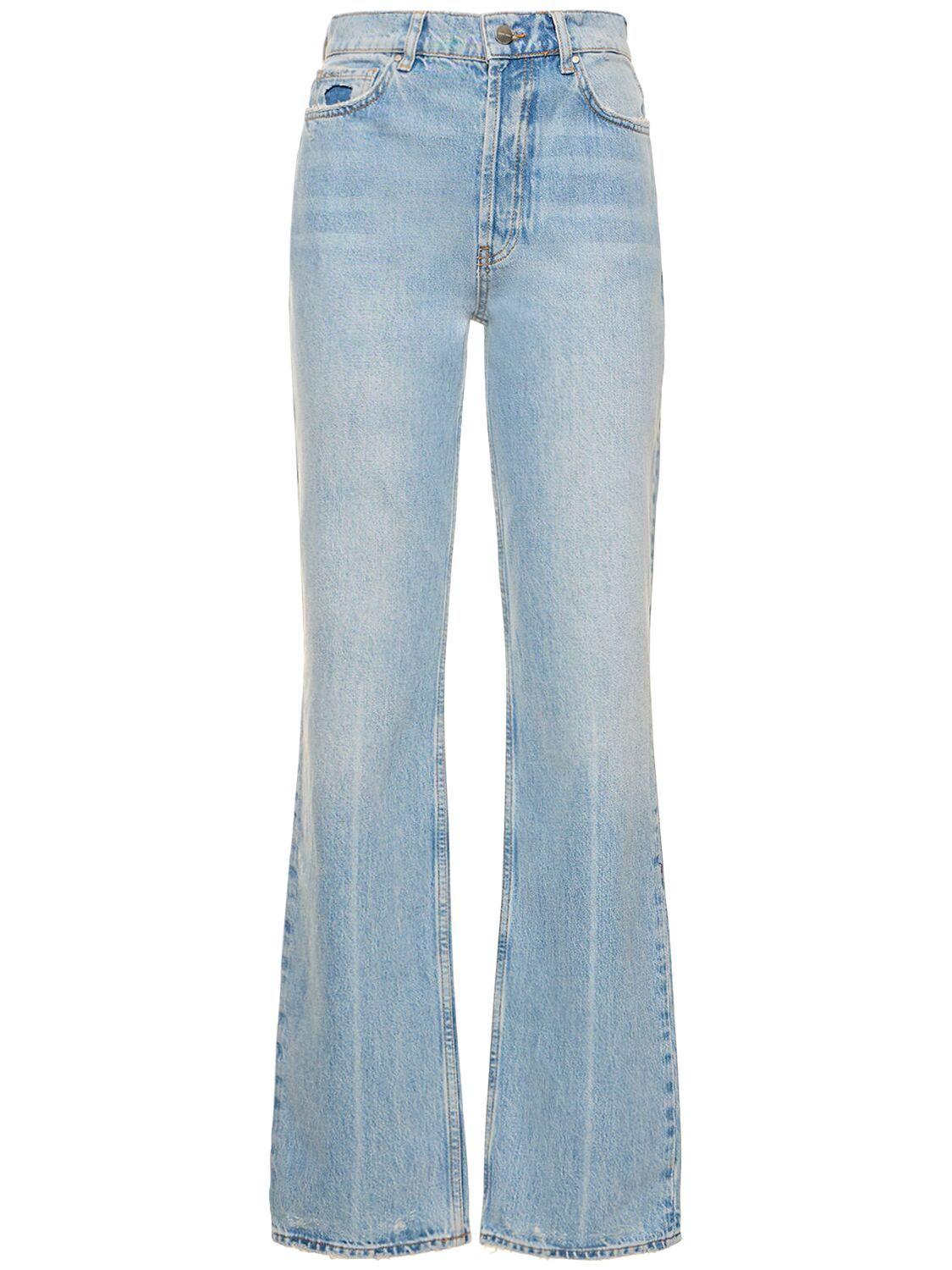Anine Olsen Denim Straight Jeans Blue | Lyst