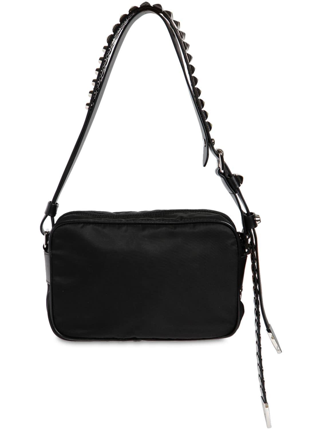 prada studded camera bag