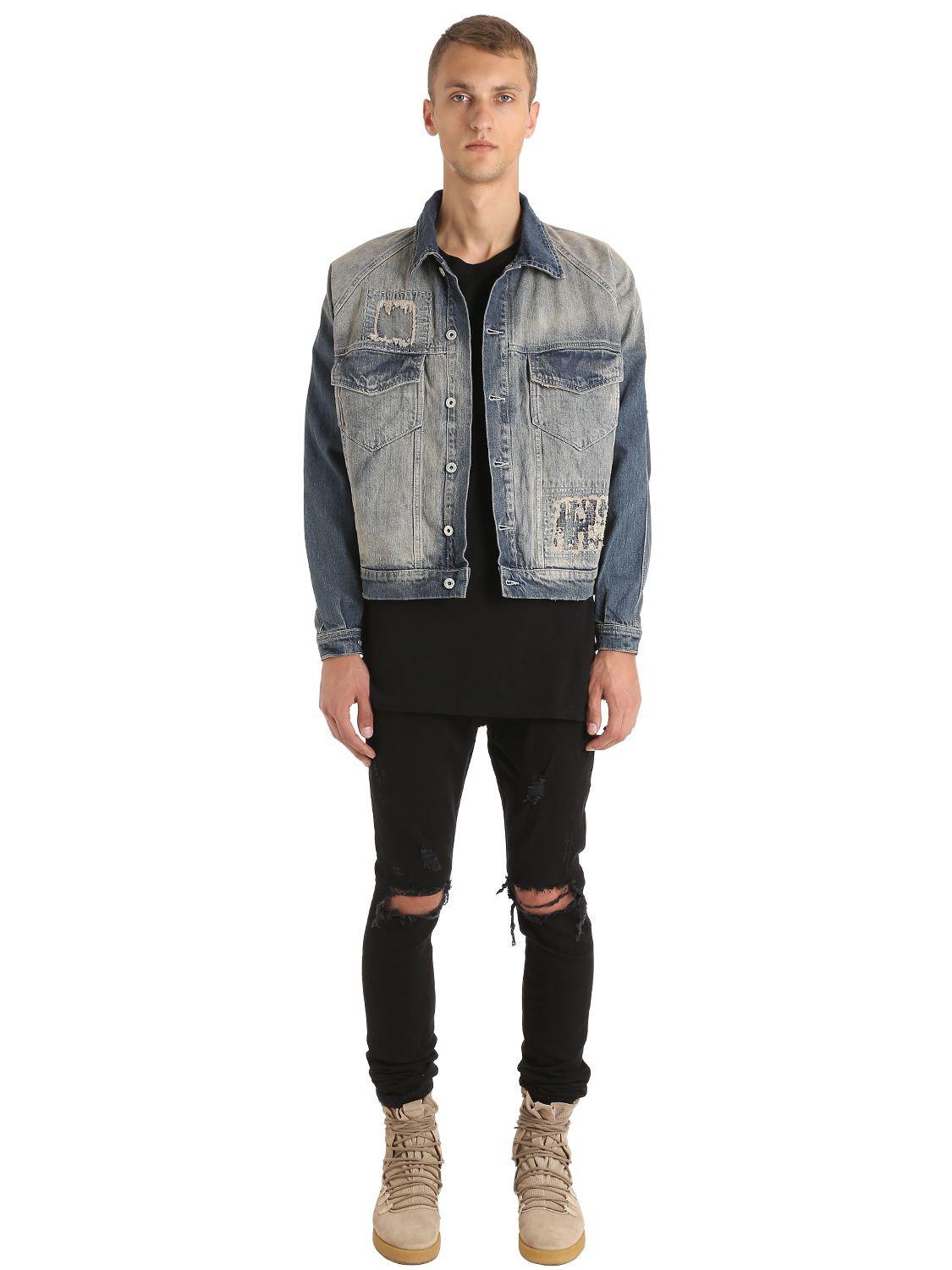 represent selvedge denim jacket