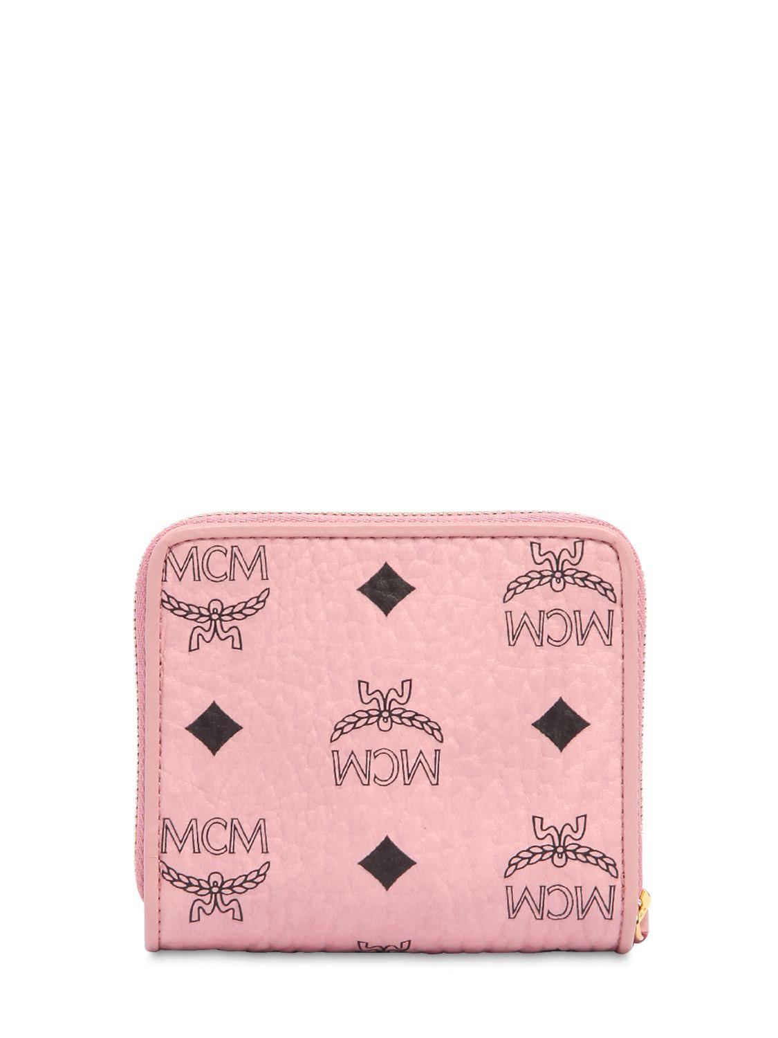 MCM "Kleine Brieftasche Mit Zip ""eddie King""" in Pink | Lyst AT