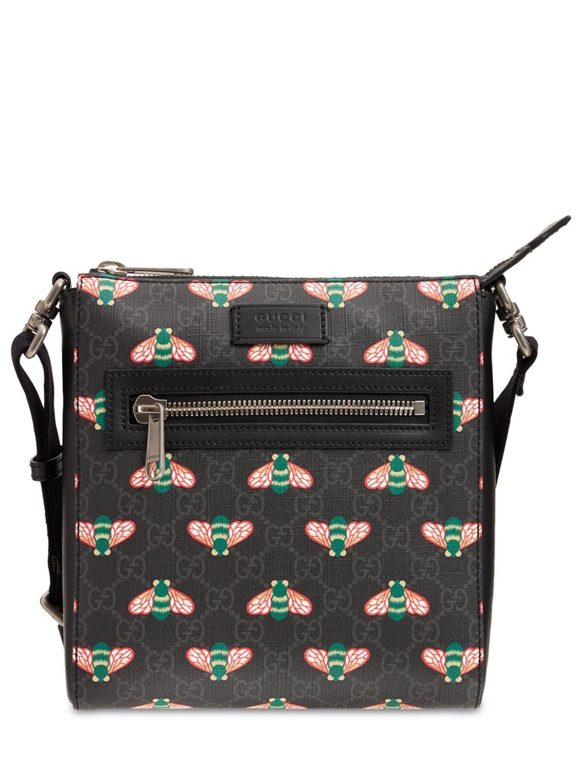 Gucci GG Supreme Bestiary Tiger Messenger Crossbody Bag