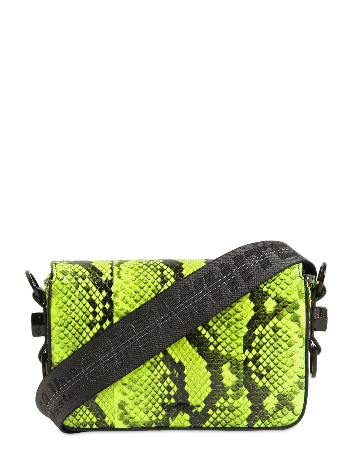 Off white snake clearance bag
