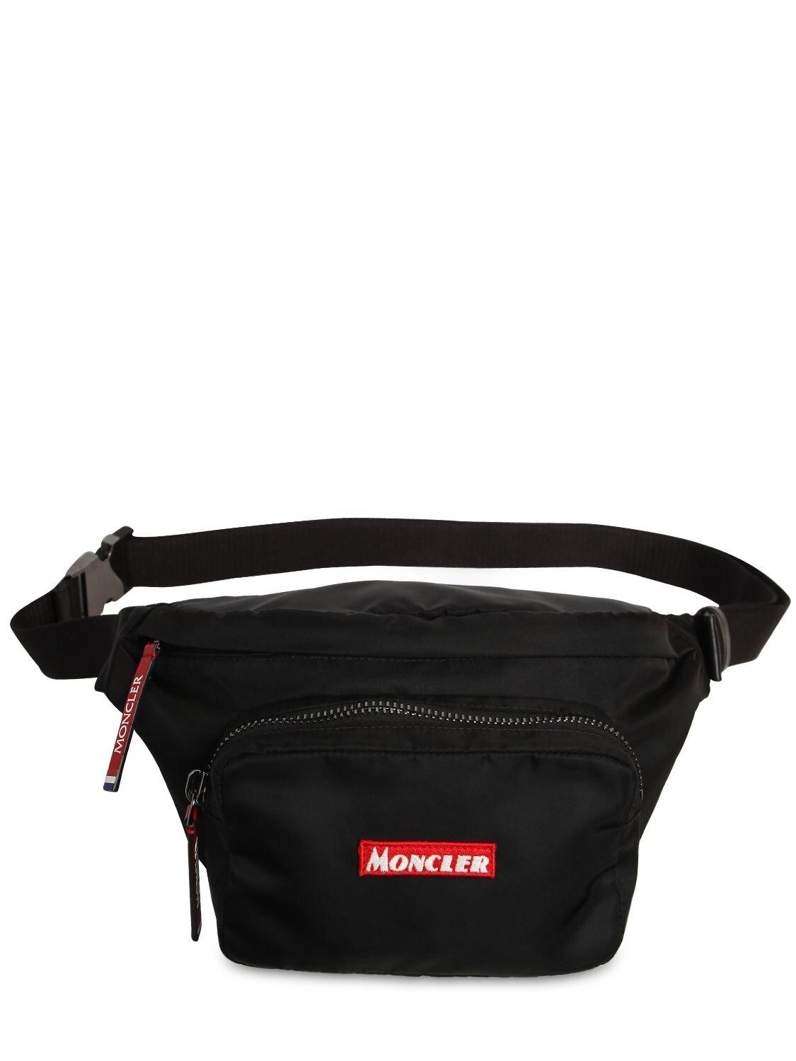 Moncler Men's Durance Logo Belt Bag/fanny Pack in Black - Lyst