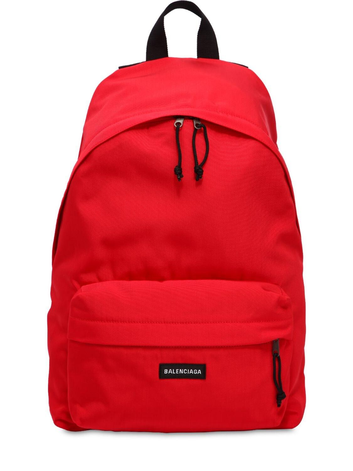 red balenciaga backpack