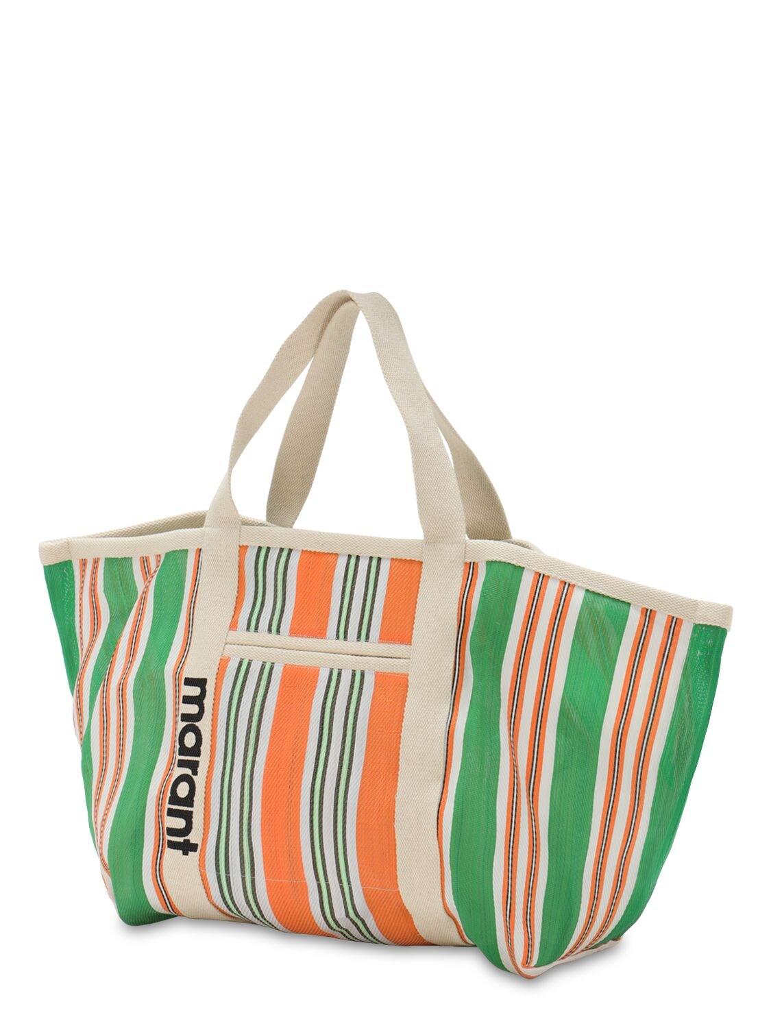 Isabel Marant Warden Nylon Tote Bag in Green | Lyst