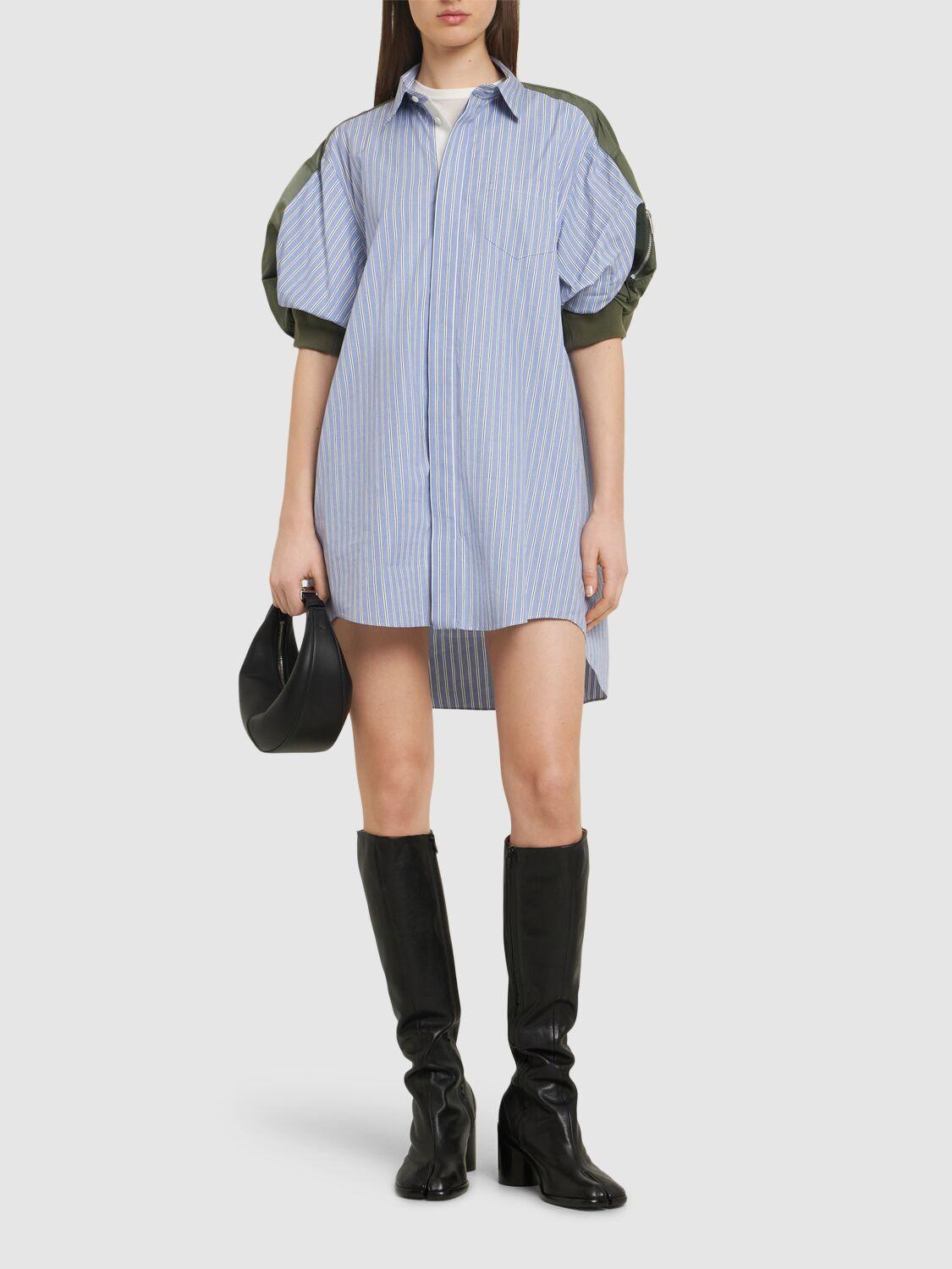 Sacai Striped Dresses for Women | Lyst