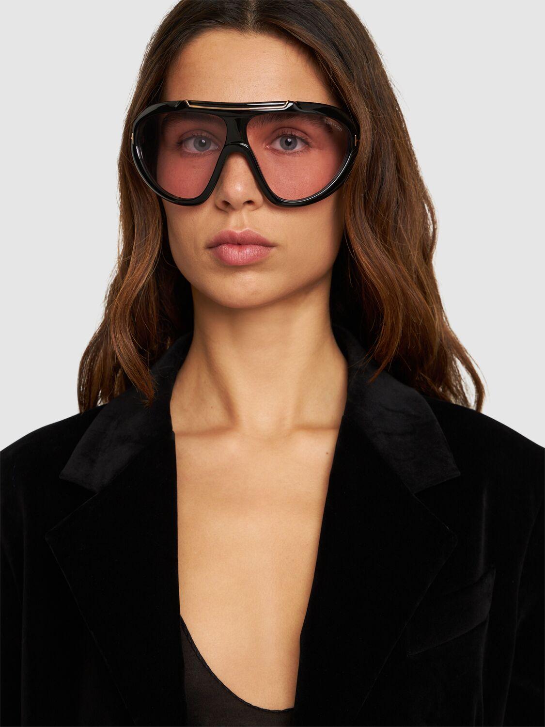 Tom Ford Linden マスクサングラス ブラック | Lyst 