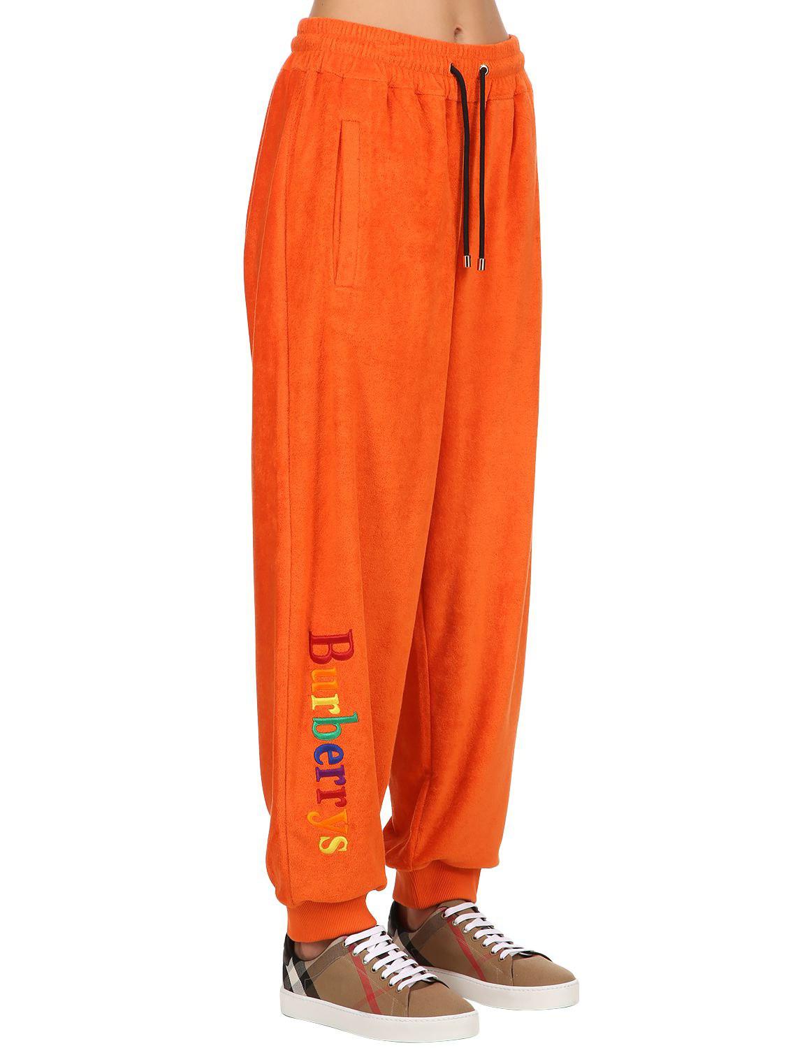 French Terry Sweatpants in Orange 