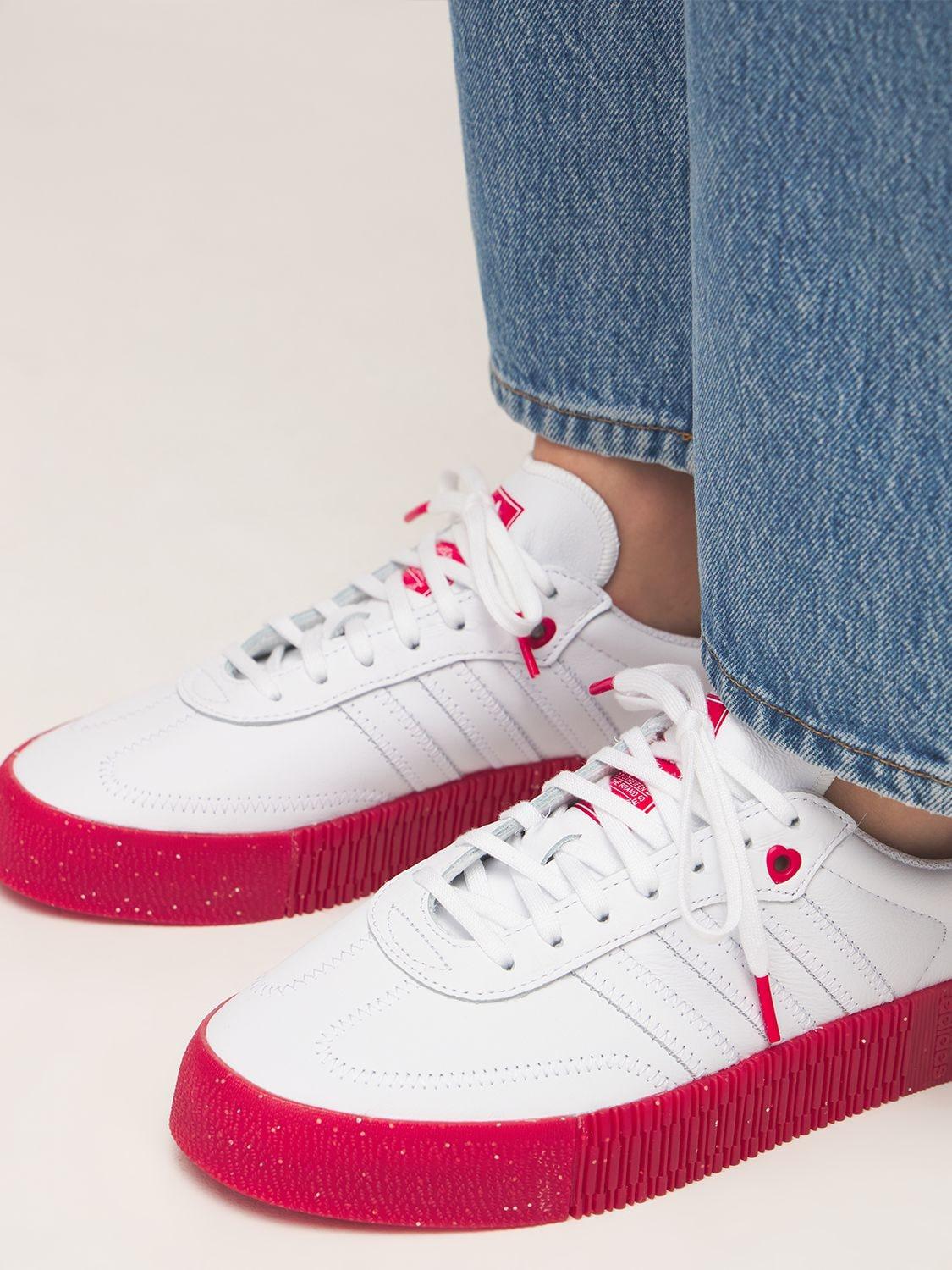 adidas Originals Valentines Sambarose Sneakers in White | Lyst