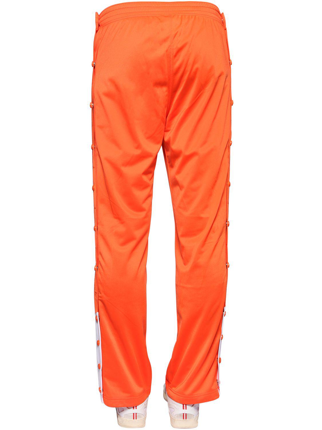Champion Synthetic Nylon Tear Away Track Pants in Orange for Men - Lyst