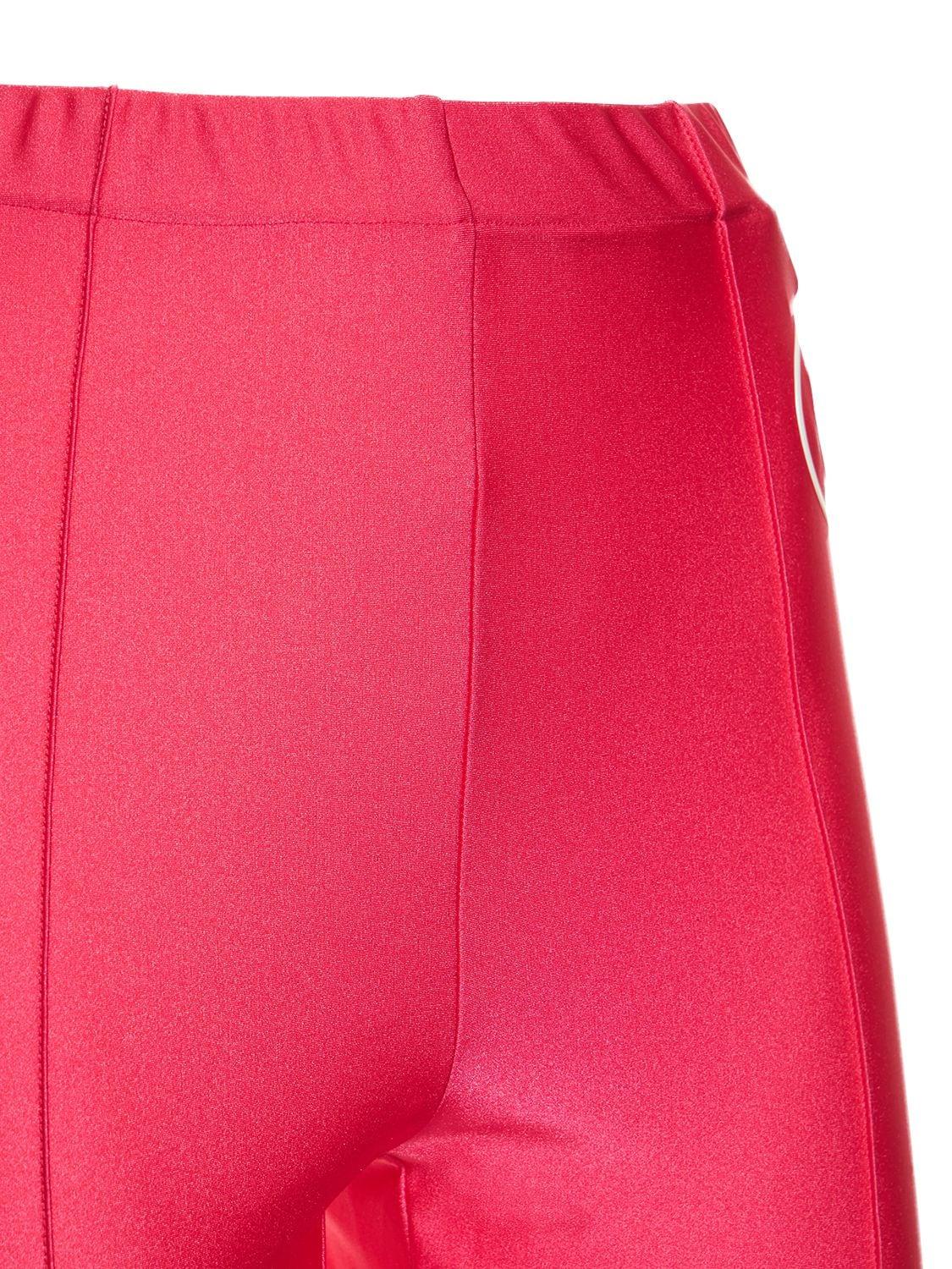 Gucci Sparkling Jersey Leggings in Red