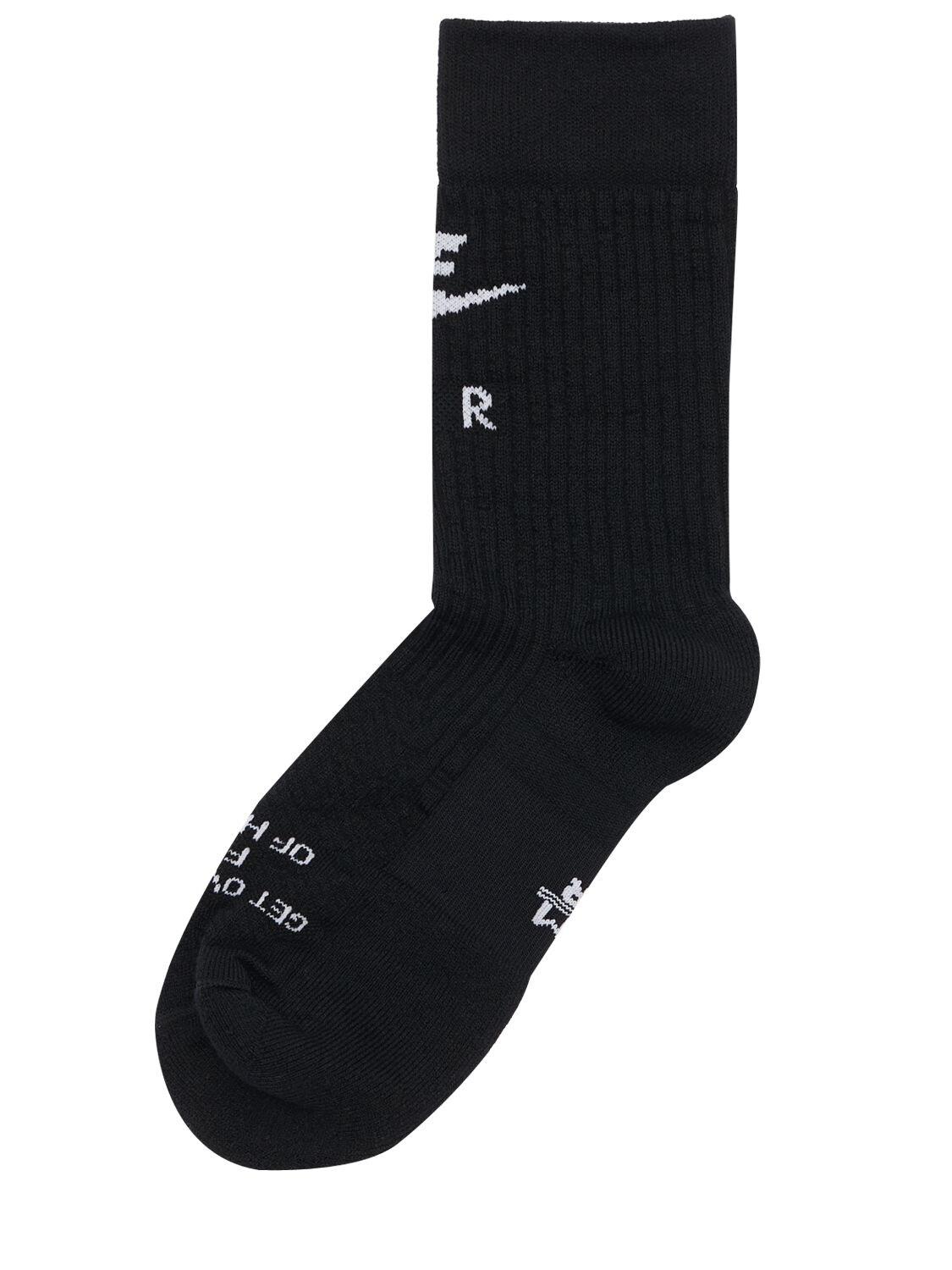Nike Pack Of 2 Crew Socks in Black for Men | Lyst