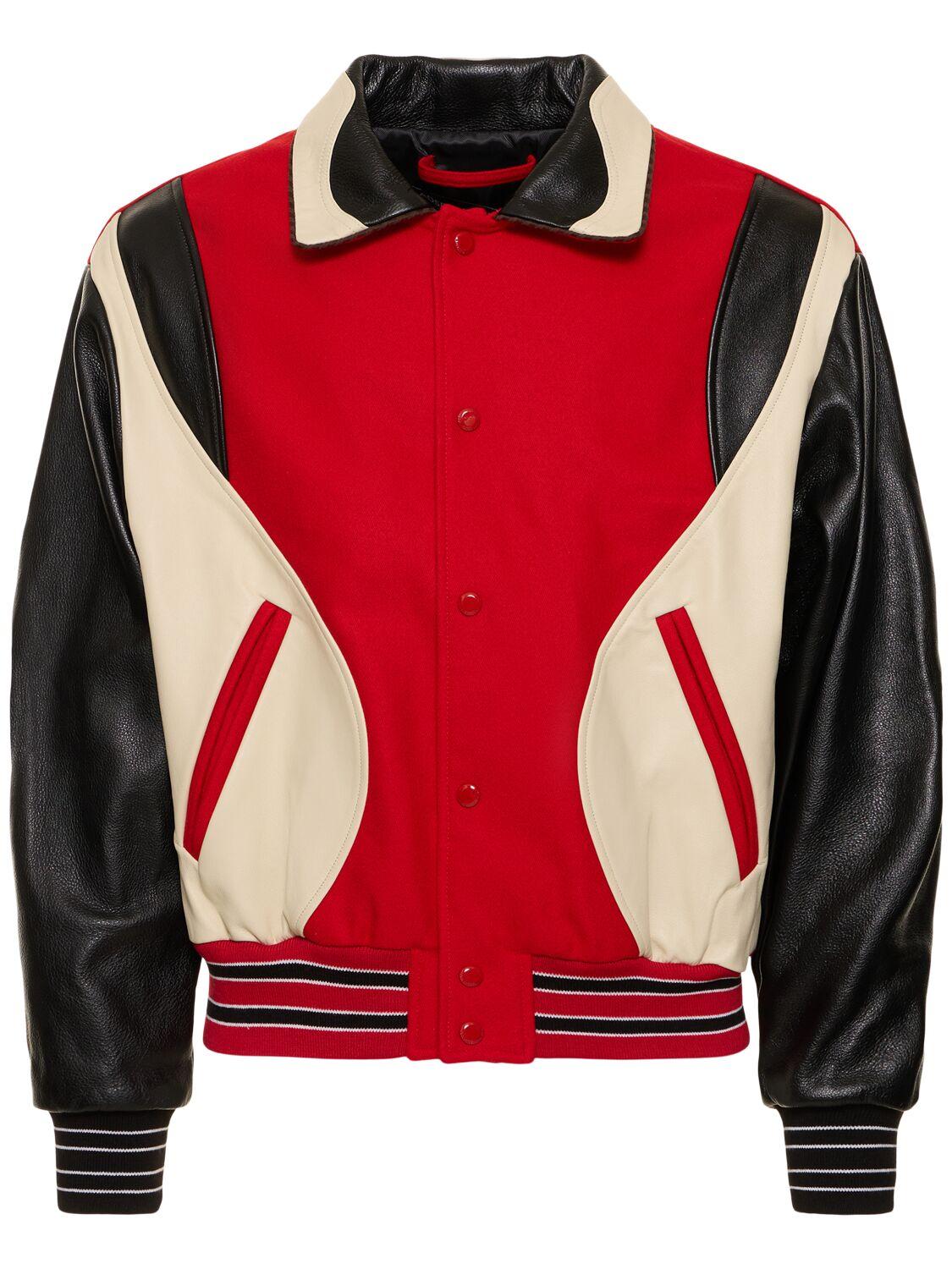 [ANDERSSON BELL] ★ROBYN VARSITY JACKET ROBYN VARSITY JACKET OLIVE | Bodega