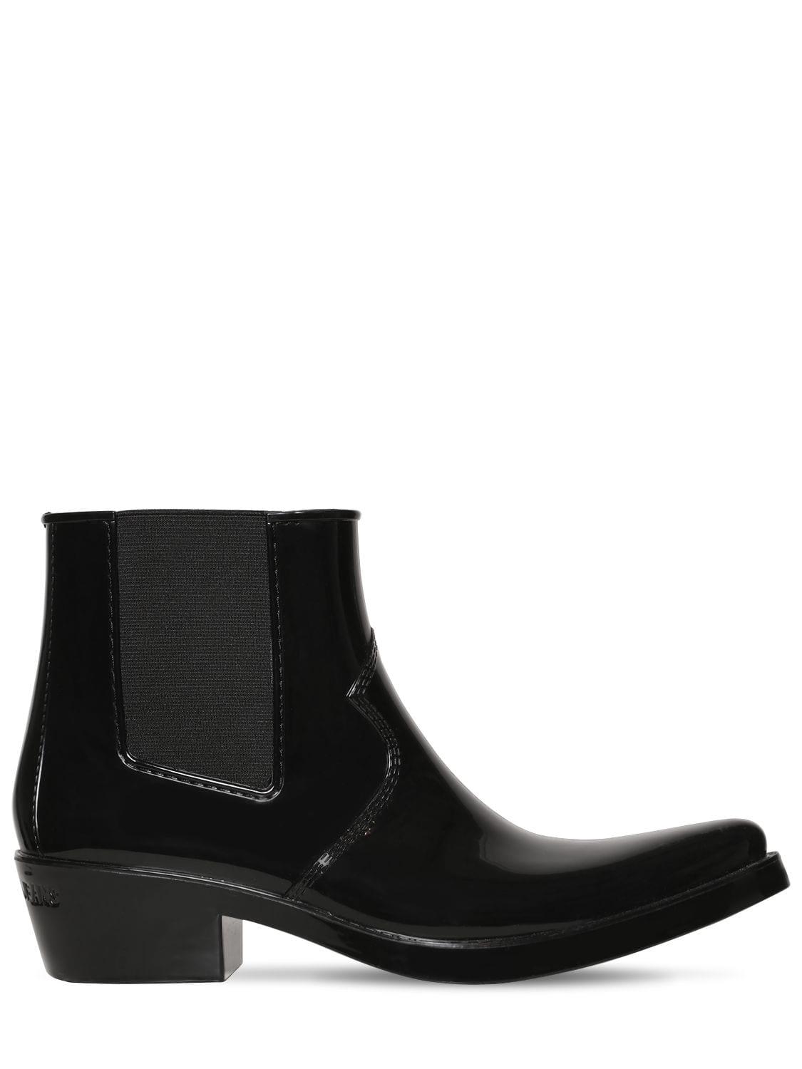 CALVIN KLEIN 205W39NYC Cole Rubber Boots in Black for Men | Lyst