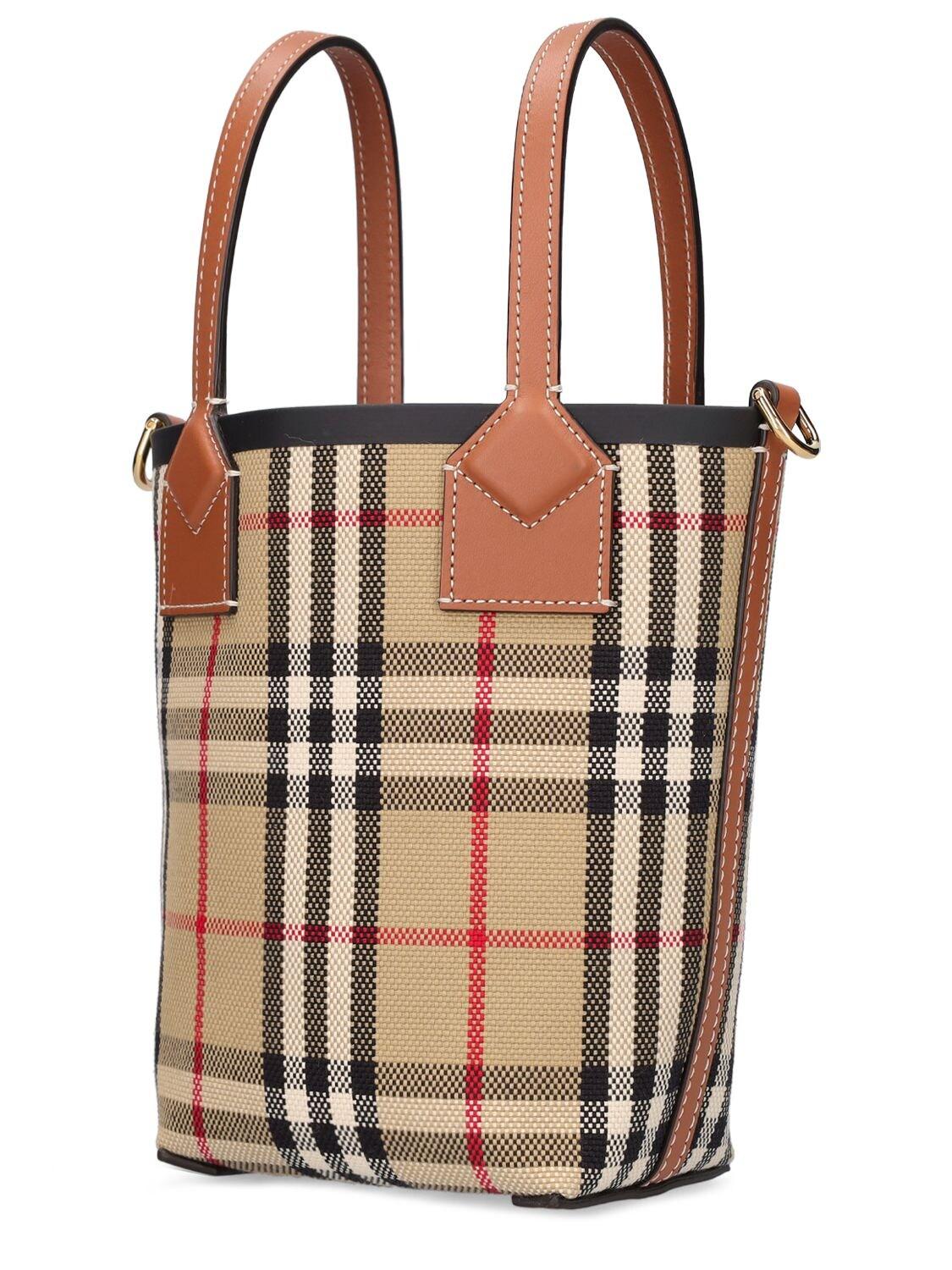 Burberry small tote sale